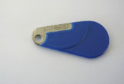 Badge Vigik HEXACT bleu numerot�