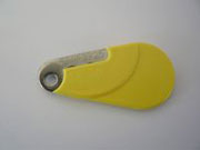 Badge Vigik HEXACT Jaune numerot�