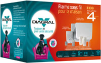 Alarme maison Pack Diagral DASA03F