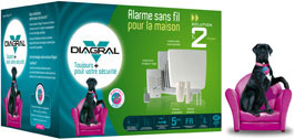 Alarme maison Pack Diagral DASA02F