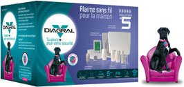 Alarme maison Pack Diagral DASA06F