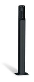 Colonette en Aluminium anodis� Noir pour Photocellules Serie DIR H=0,5M ( CAME DIR-LN )