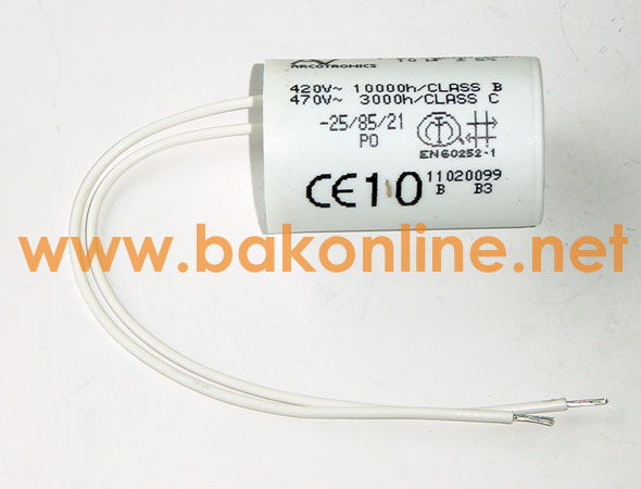 CAME 119RIR295 - CONDENSATEUR 10MF 450 V AVEC FILS CAME 119RIR295 - CONDENSATEUR 10MF 450 V AVEC FILS