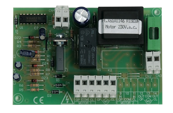 Carte de chauffage pour les moteurs battants en 230V