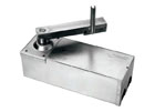 Caisson zingué et couvercle en acier inox pour Zefiro 180 avec déverrouillage et leviers Caisson zingué et couvercle en acier inox pour Zefiro 180 avec déverrouillage et leviers