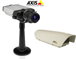Camera IP Axis 223M avec caisson HOV+Supp. Mural+Alim Camera IP Axis 223M avec caisson HOV+Supp. Mural+Alim