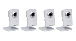 Kit de surveillance avec 4 cameras Axis M1011 