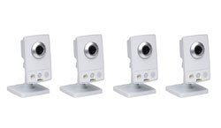 Kit de surveillance avec 4 cameras Axis M1031W
