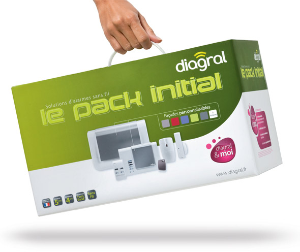 Alarme maison sans fil pack initial Diagral DIAG01ASF Alarme maison sans fil pack initial Diagral DIAG01ASF