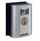 Contacteur a Cle T10E en Saillie - 1 Contact ( Faac 401019001 ) Contacteur a Cle T10E en Saillie - 1 Contact ( Faac 401019001 )