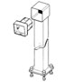 Colonette simple FOTOSWITCH H 500 mm ( Faac 722214 )