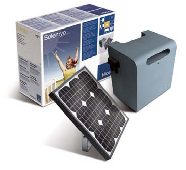 Kit solaire Nice Solemyo 24V