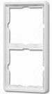 Cadre saillie double blanc