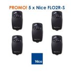 Lot de 5 Télécommandes Nice FLO2R-S