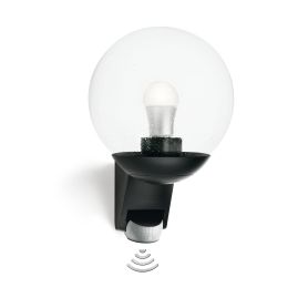 Lampe extérieure à détecteur Steinel L 585 S Noir - globe bullé