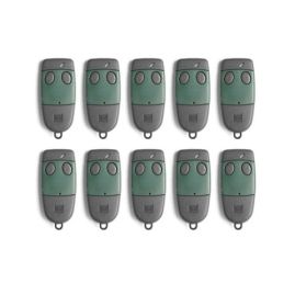 Lot de 10 Télécommandes CARDIN S449 QZ2 Vertes