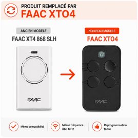 Faac XT4 868 SLH  Télécommande 4 canaux Blanche