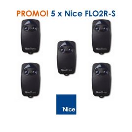 Lot de 5 Télécommandes Nice FLO2R-S