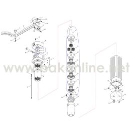 CAME 119RID191 - GROUPE DE MECANISME REDUCTEUR F500