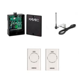 Récepteur radio universel Faac XR2 868 + 2 Faac XT4