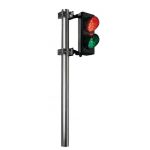 Pal zingué pour support feux de signalisation