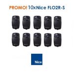 Lot de 10 Télécommandes Nice FLO2R-S