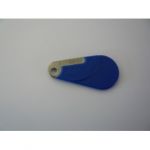 Badge Vigik HEXACT bleu numeroté