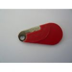 Badge Vigik HEXACT rouge numeroté