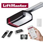 Pack connecté Liftmaster LM100EVS 1000N Motorisation porte de garage 