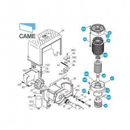 CAME 119RIBK021 - GROUPE MOTEUR BK-1800