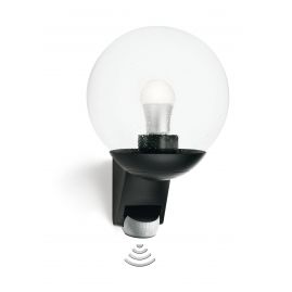 Lampe extérieure à détecteur Steinel L 585 S Noir - globe bullé