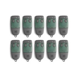 Lot de 10 Télécommandes CARDIN S449 QZ2 Vertes