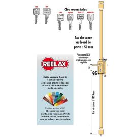 Serrure Reelax R23 3 points haut et bas a2p***