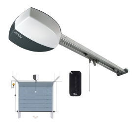 Motorisation porte de garage Kit NICE SPIN 20KCE + 1 Télécommande offerte