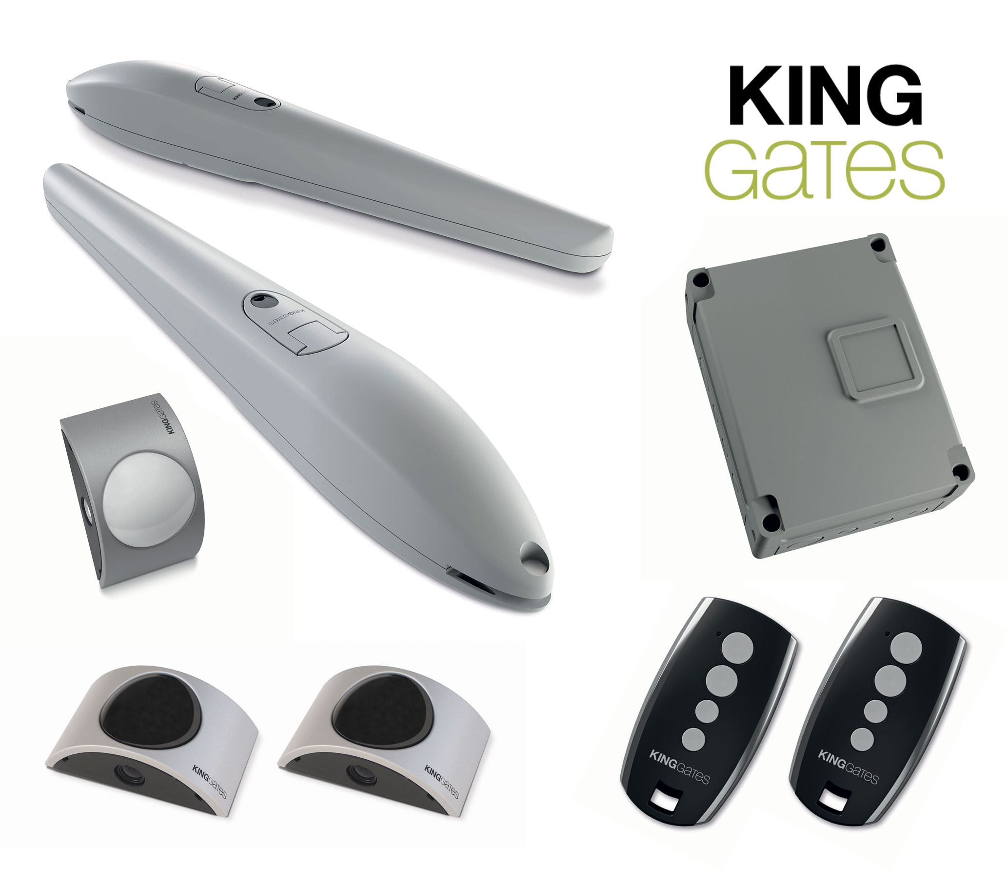 King Gates JET kit 24V motorisation pour portail battant 600kg
